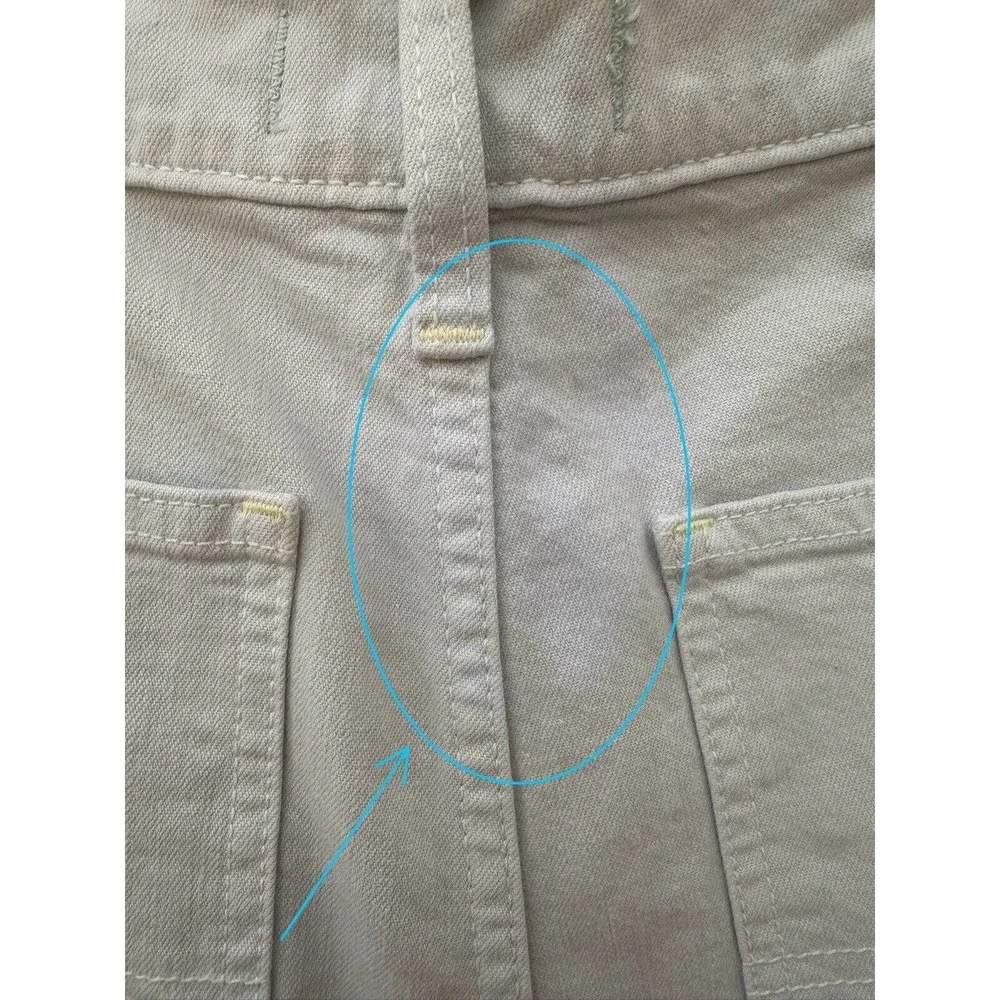 Madewell Women’s Light Blue High Waist Carpenter Pants Size 28 - Picture 14 of 16